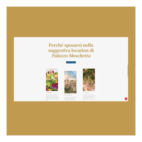 Lavoro realizzato per: Palazzo Moschetta