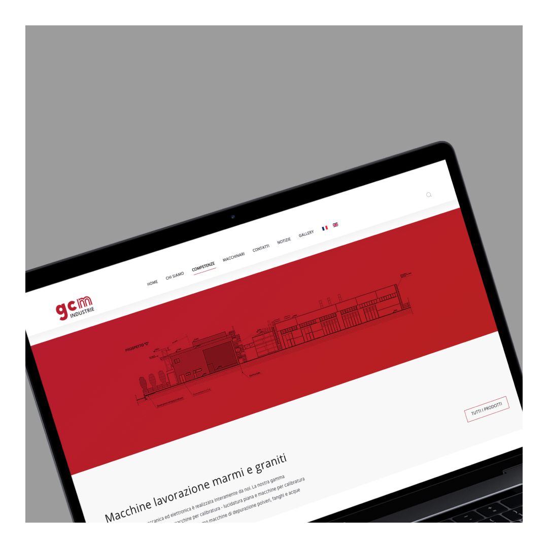 Lavoro realizzato da cfweb per: GCM Industrie