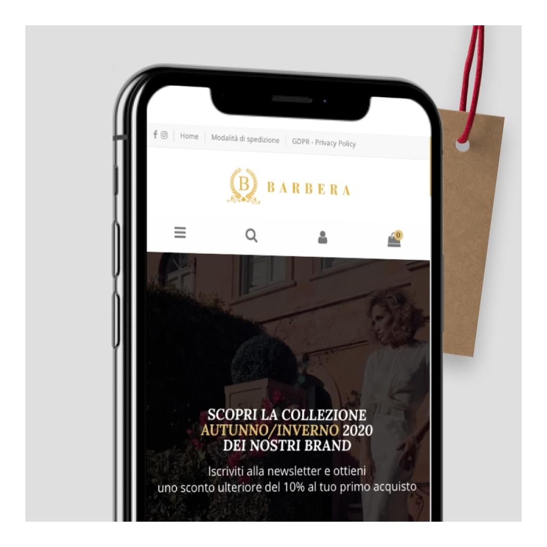 Lavoro realizzato da cfweb per: Barbera Moda