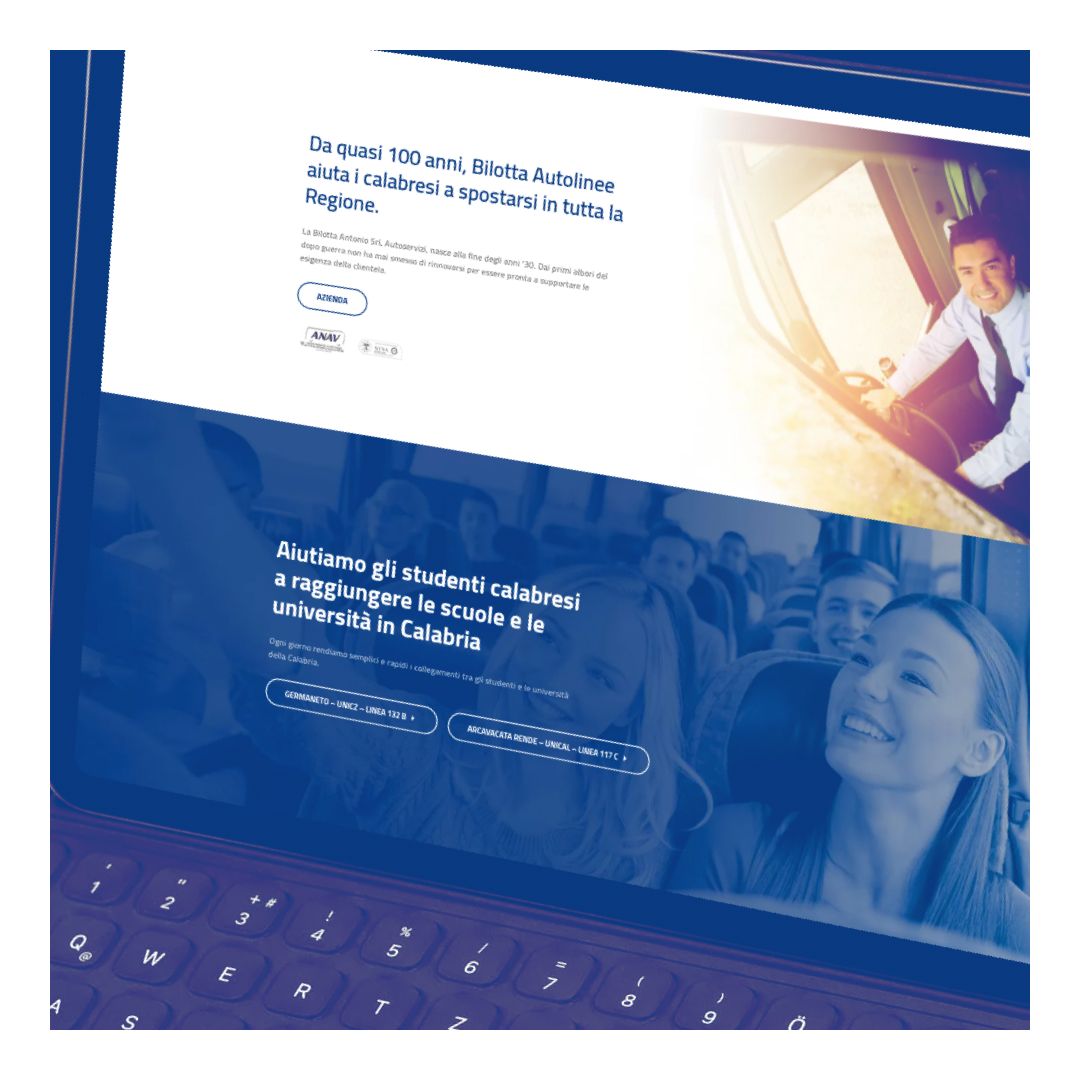 Lavoro realizzato da cfweb per: Bilotta Autolinee