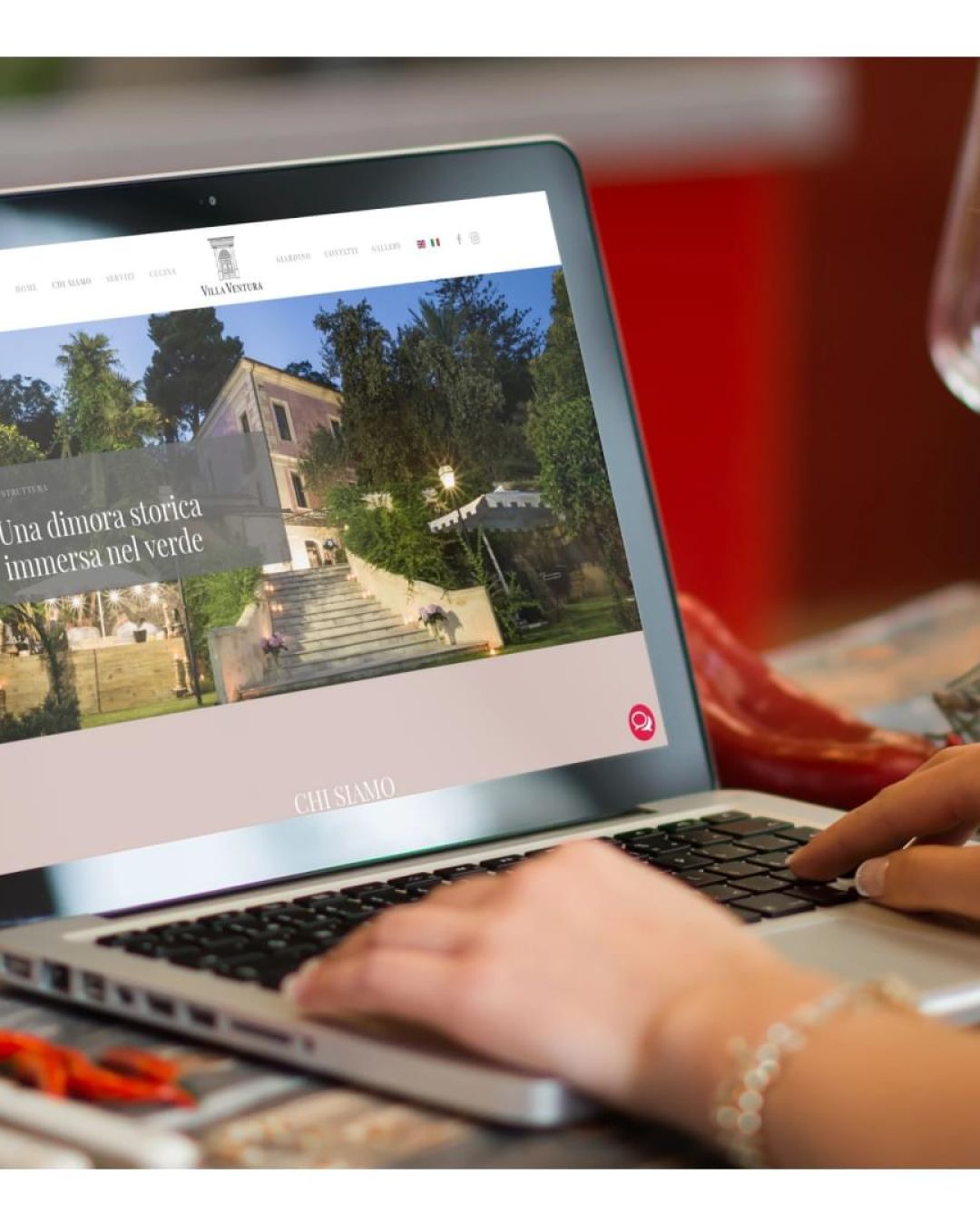 Lavoro realizzato da cfweb per: Villa Ventura