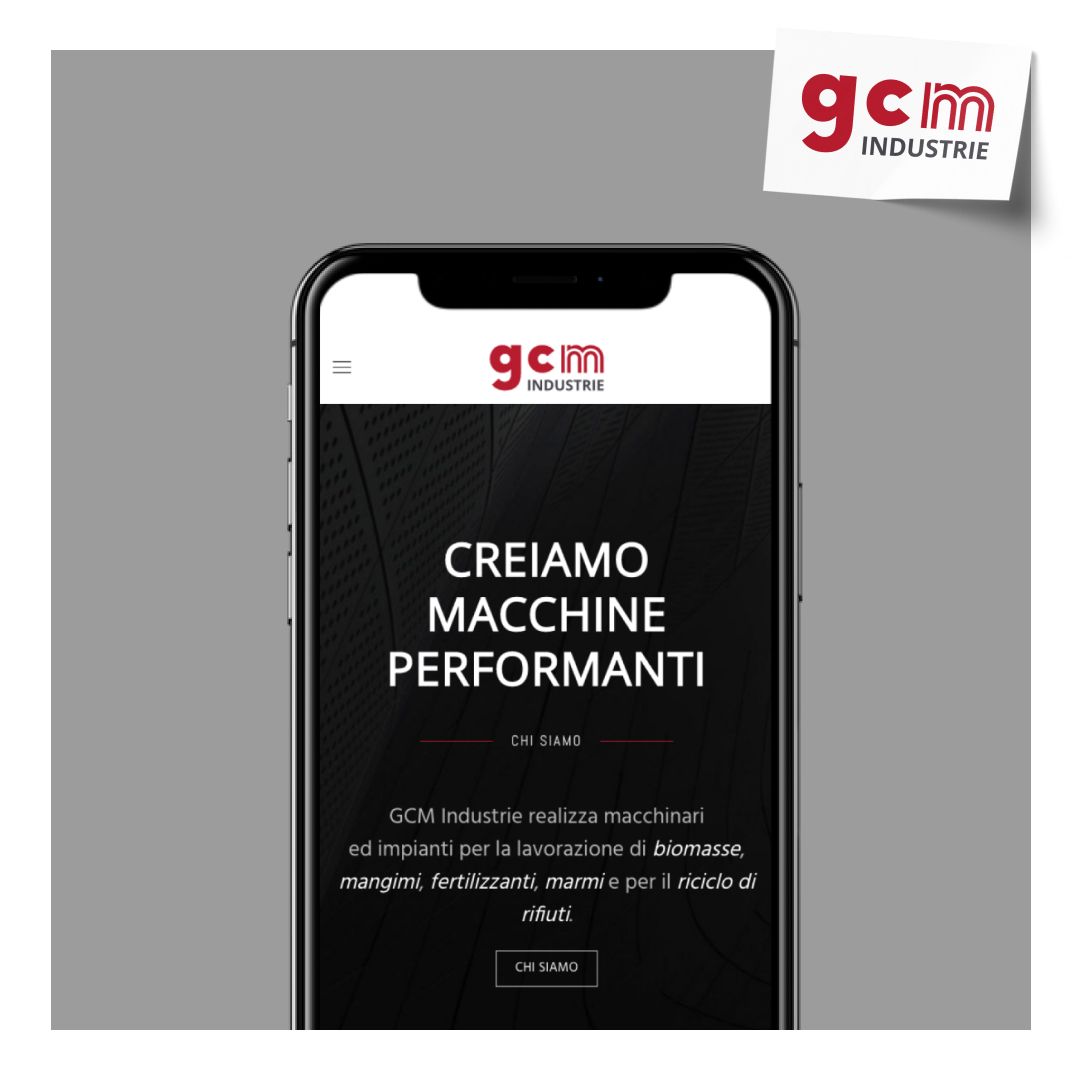 Lavoro realizzato da cfweb per: GCM Industrie