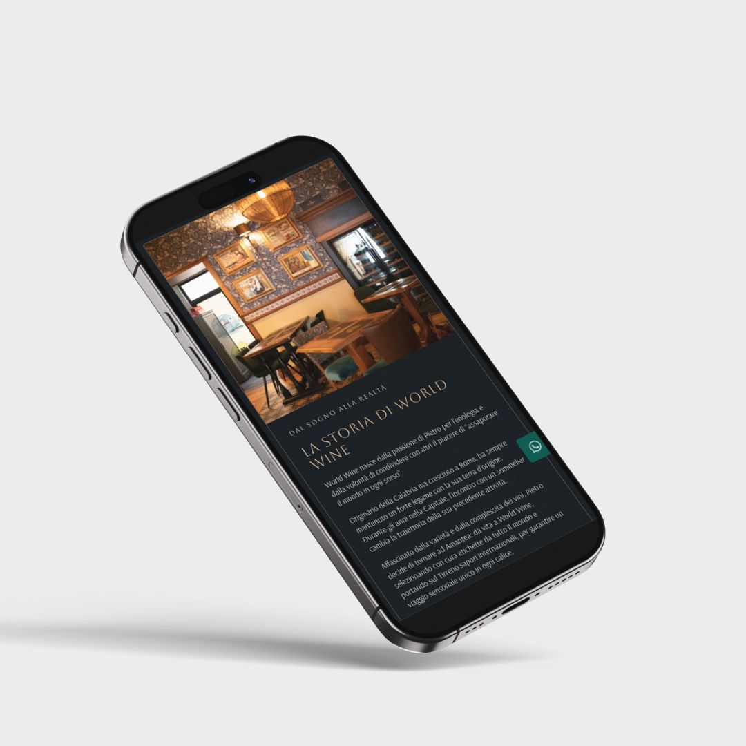 Lavoro realizzato da cfweb per: World Wine