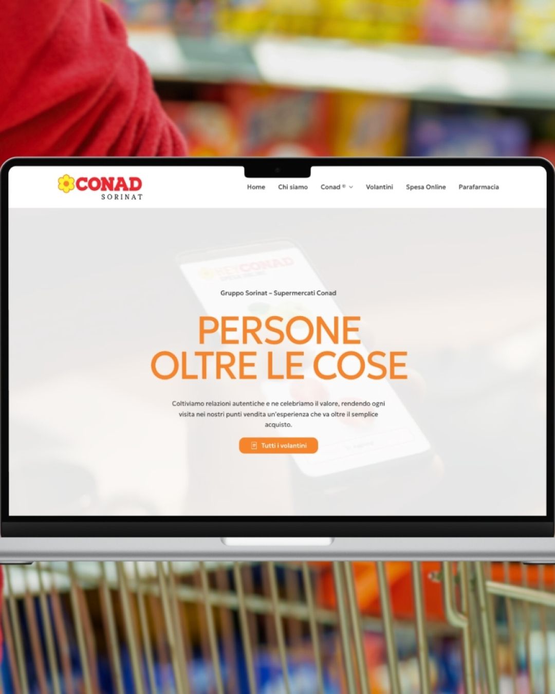 Lavoro realizzato da cfweb per: Conad Sorinat