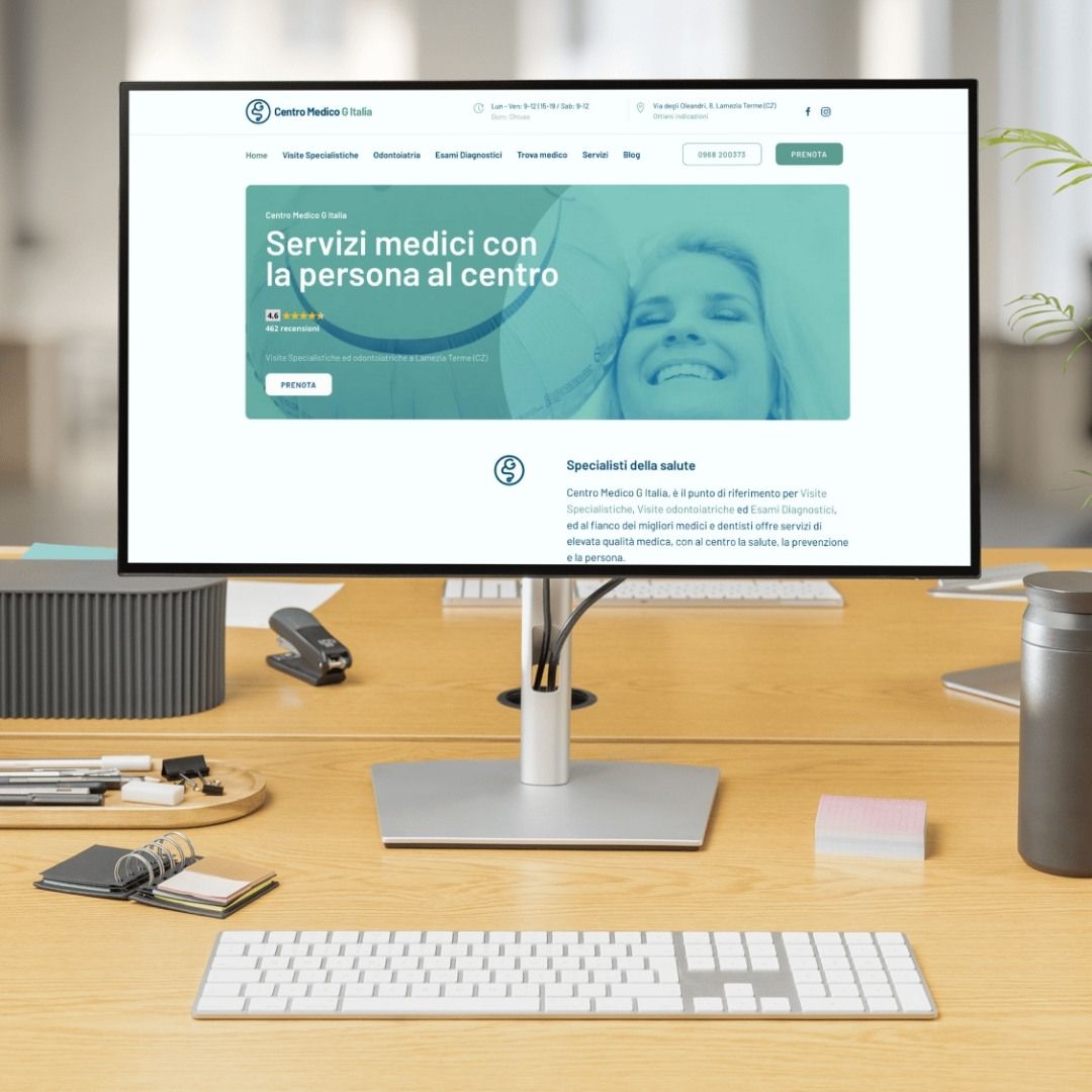 Lavoro realizzato da cfweb per: Centro Medico G Italia