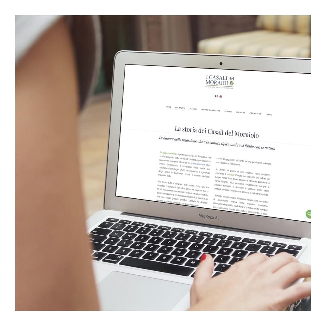 Lavoro realizzato da cfweb per: Casali del Moraiolo