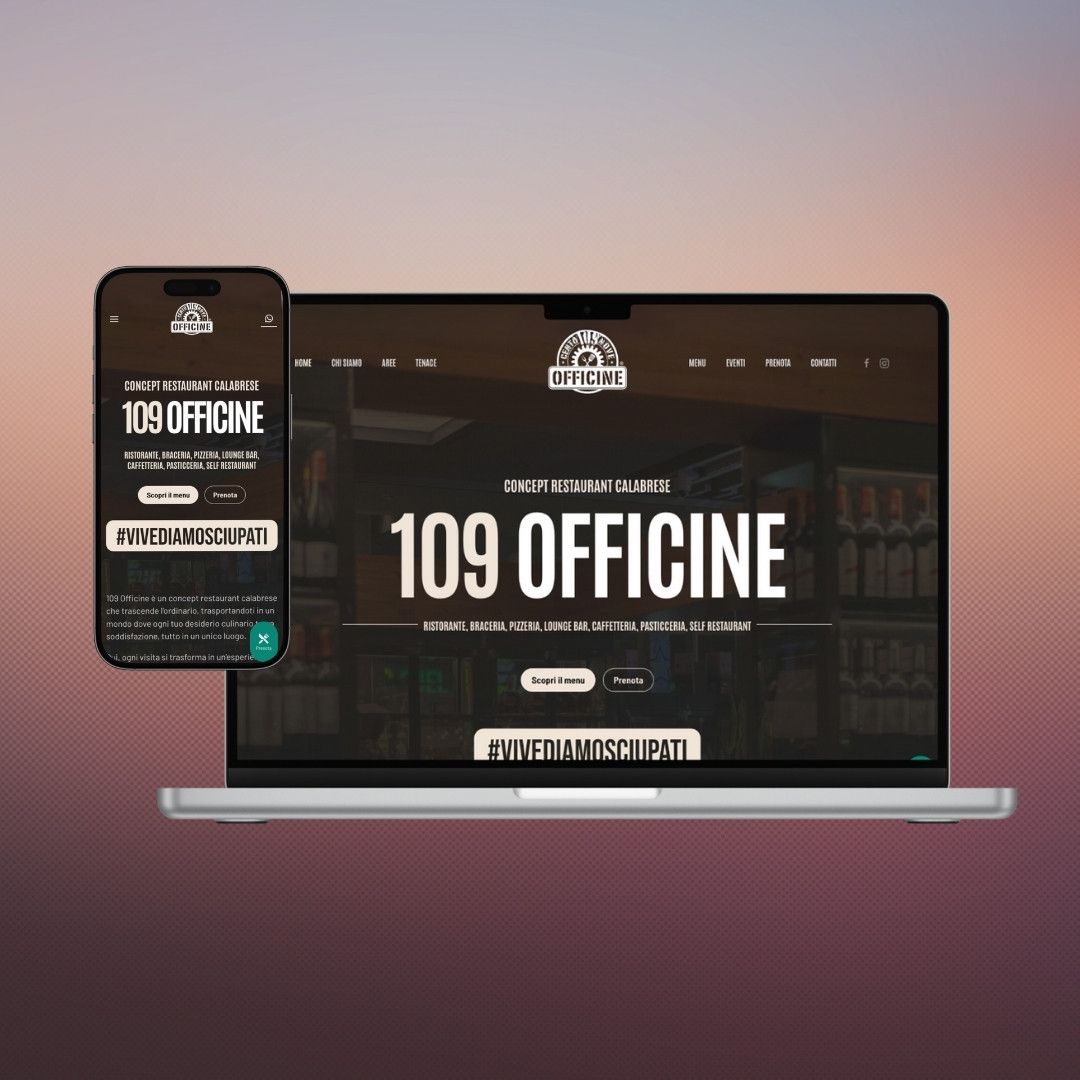 Lavoro realizzato da cfweb per: 109 Officine