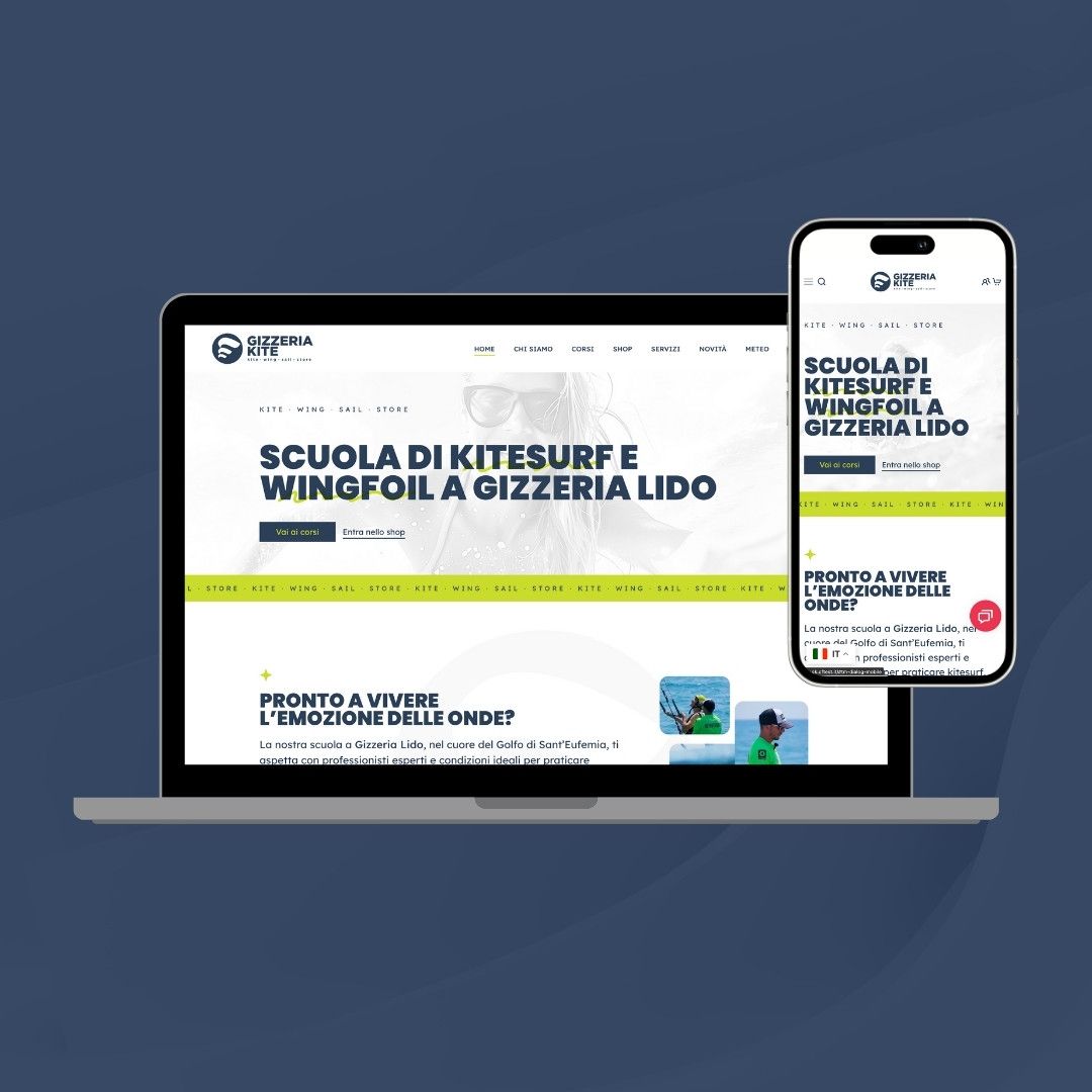 Lavoro realizzato da cfweb per: Gizzeria Kite