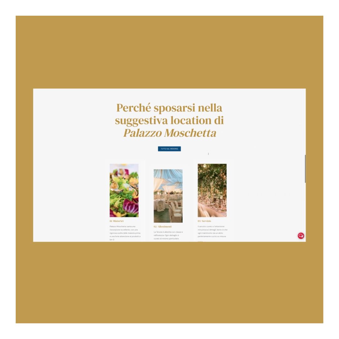 Lavoro realizzato da cfweb per: Palazzo Moschetta