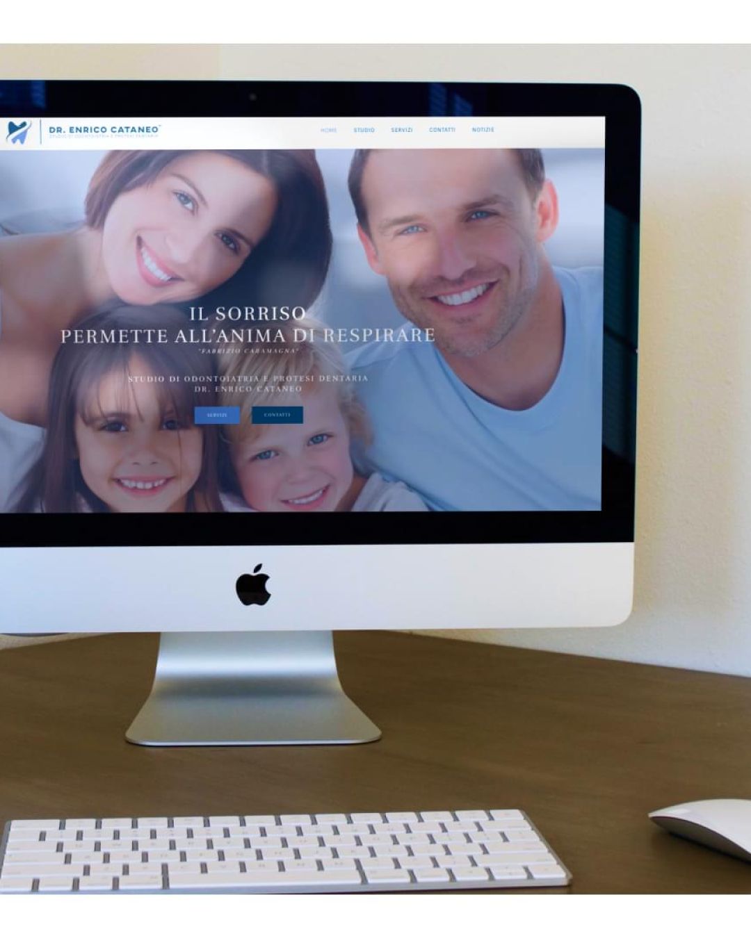 Lavoro realizzato da cfweb per: Enrico Cataneo – Dentista