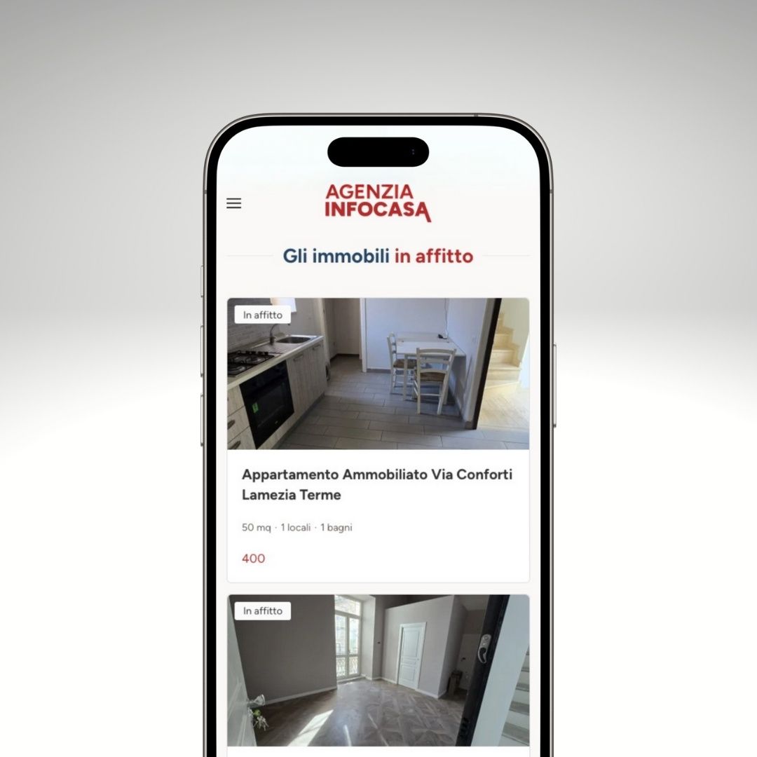 Lavoro realizzato da cfweb per: Agenzia Infocasa