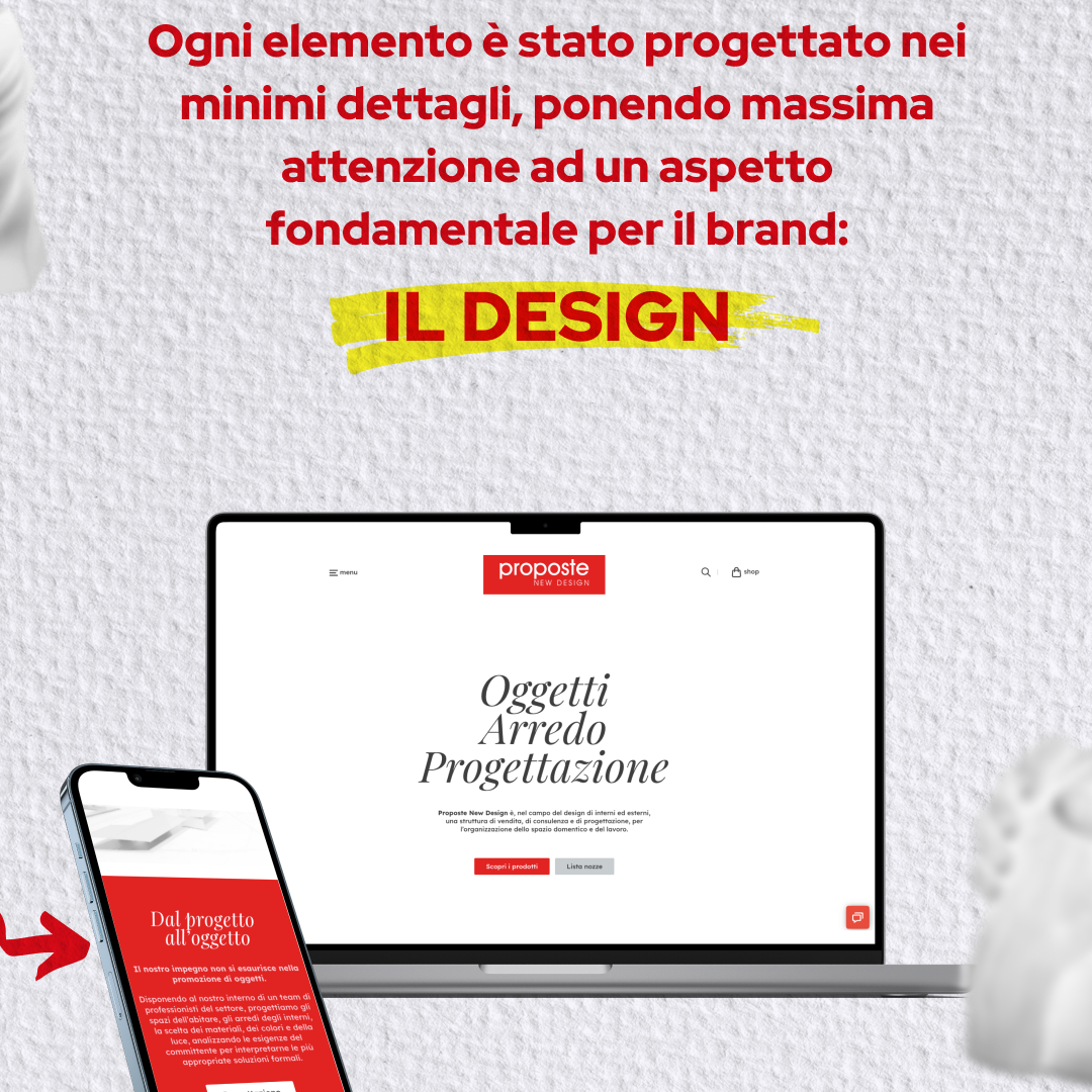 Lavoro realizzato da cfweb per: Proposte New Design