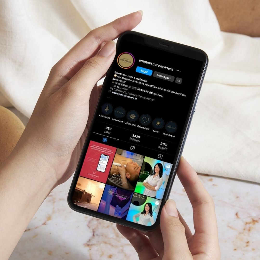 Lavoro realizzato da cfweb per: Emotion Care & Wellness