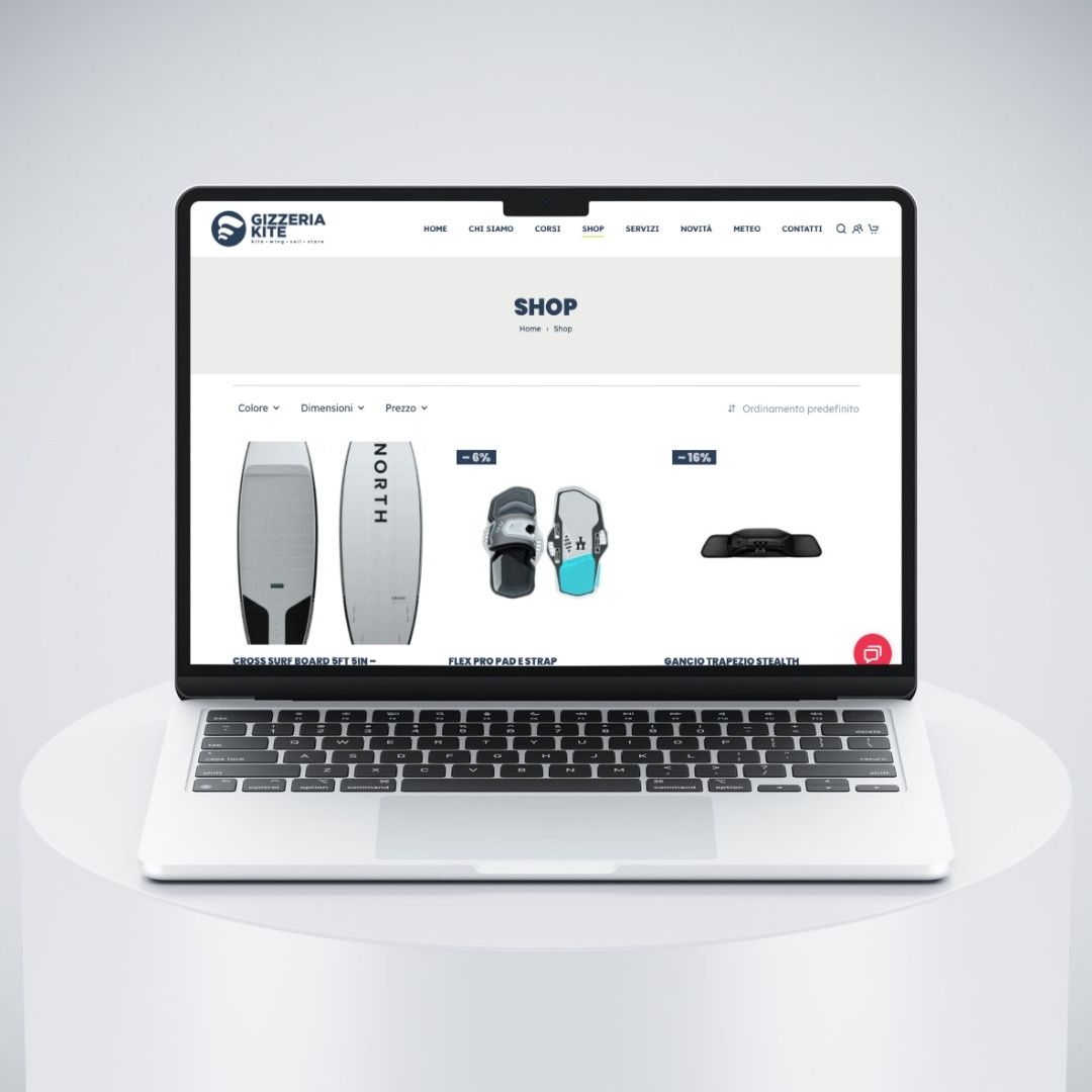 Lavoro realizzato da cfweb per: Gizzeria Kite