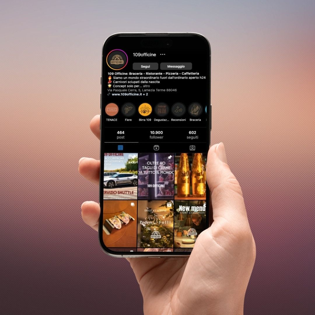 Lavoro realizzato da cfweb per: 109 Officine