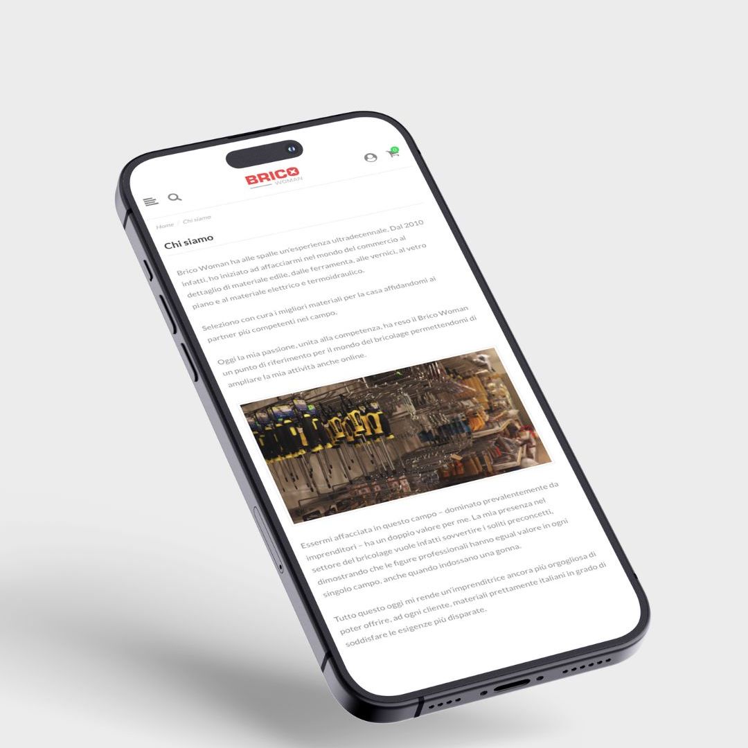 Lavoro realizzato da cfweb per: Brico Woman