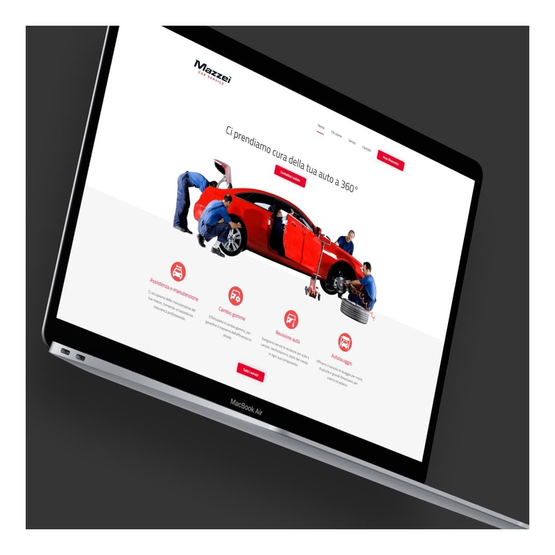 Lavoro realizzato da cfweb per: Mazzei Car Service