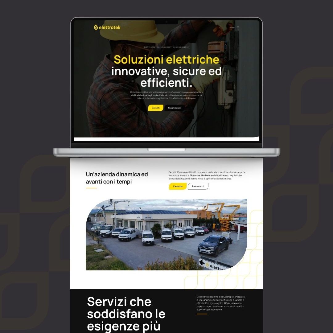 Lavoro realizzato da cfweb per: Elettrotek